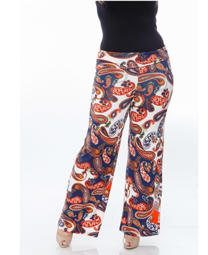 Plus Size Printed Palazzo Pants