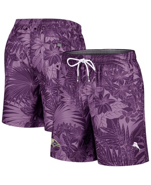 Men's Purple Baltimore Ravens Santiago Palms Board Shorts