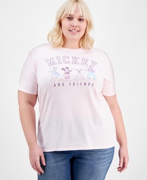 Trendy Plus Size Mickey And Friends Graphic T-Shirt