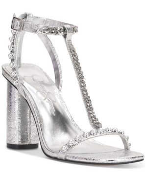 Women's Siven Embellished T-Strap High-Heel Dress Sandals