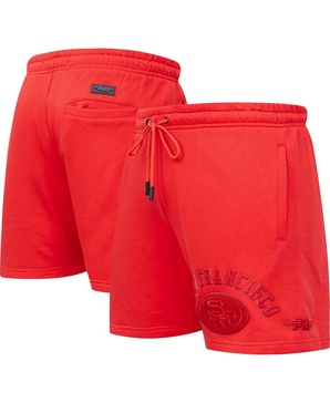 Men's San Francisco 49ers Triple Red Shorts