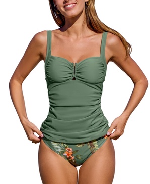 Women's Tropical Haven Tankini Swimsuit