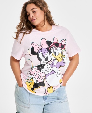 Trendy Plus Size Minnie & Daisy Graphic Print T-Shirt