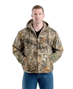 Men's Heartland Washed Duck Hooded Work Coat