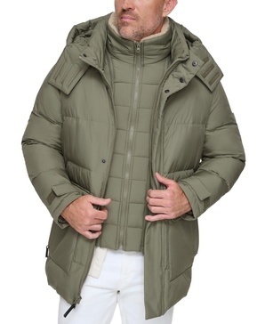 Men's Oswego Duvet Quilted Parka Coat