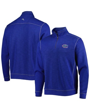 Men's Royal Florida Gators Sport Tobago Bay Tri-Blend Mock Neck Half-Zip Jacket