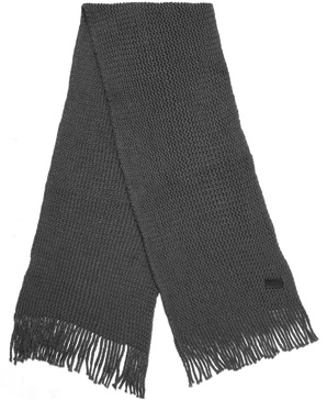 Women Wide Knit Ribbed Scarf