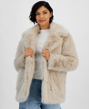 Women's Shaggy Faux-Fur Jacket, Exclusively at Macy's