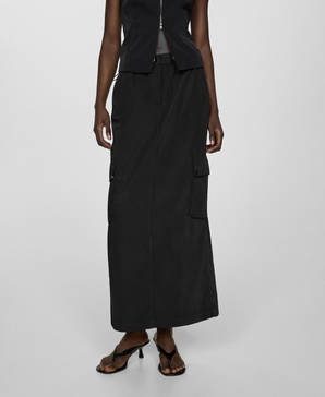 Women's Long Cargo Skirt