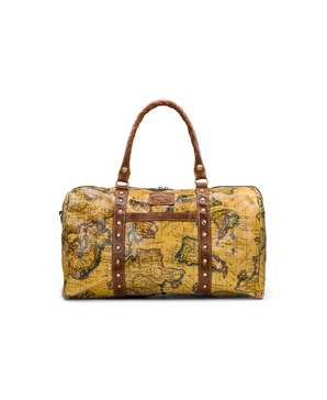 Milano Weekender Duffel Bag - European Map Leather