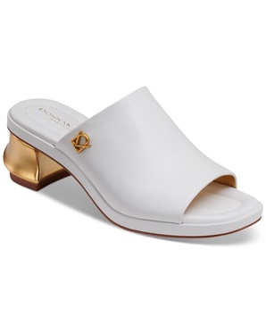 Women's Tinley Leather Peep Toe Mules