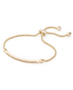 Pavé bar slider bracelet