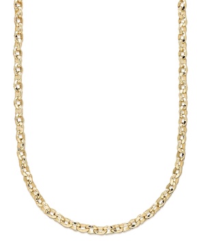 Silver, Gold Lobster Clasp Closure Chain Necklace