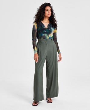 Petite Wide-Leg Pants, Created for Macy's