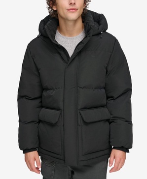 Men's Workwear Hooded Parka Jacket