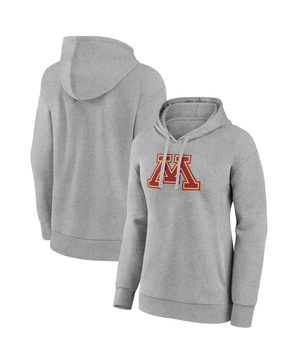 Women's Gray Minnesota Golden Gophers Evergreen Pullover Hoodie