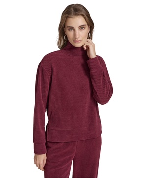 Women's Chenille Ribbed Turtleneck Sweater