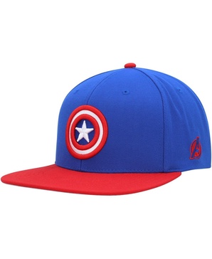 Men's Navy, Red Captain America Snapback Hat