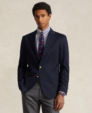 Men's Polo Modern Wool-Blend Gabardine Blazer