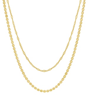 18K Gold Plated Layered Necklace