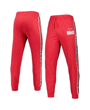 Men's Red Chicago Bulls Team Stripe Jogger Pants