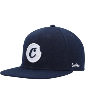 Men's Navy C-Bite Snapback Hat