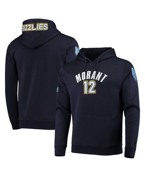 Men's Ja Morant Navy Memphis Grizzlies Player Pullover Hoodie