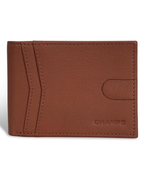 Men's Onyx Collection Leather Access Top Wing Wallet