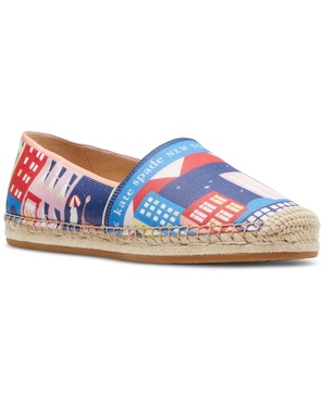 Women's City Map Flat Espadrille Flats