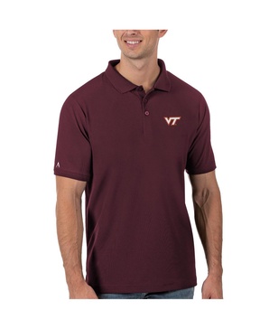 Men's Maroon Virginia Tech Hokies Team Legacy Pique Polo