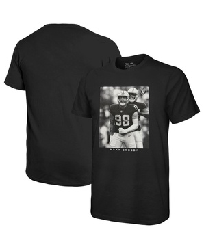 Men's Threads Maxx Crosby Black Las Vegas Raiders Oversized Player Image T-shirt