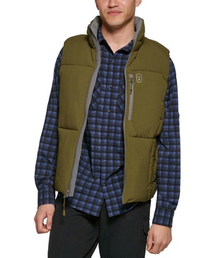 Men's Glacier Quilted Full-Zip Hiking Vest 