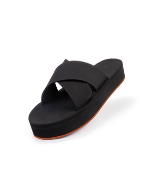 Women's Cross Platform Sandal with Sneaker Sole