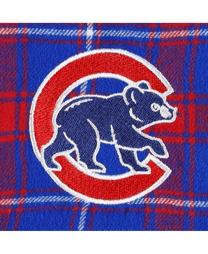 Men's Royal, Red Chicago Cubs Ledger Flannel Boxers