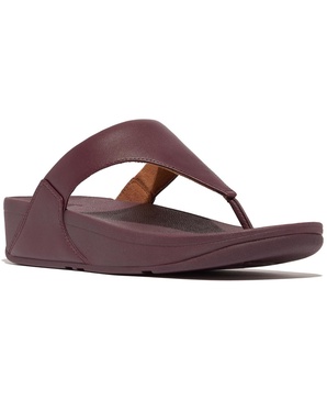 Women's Lulu Leather Toe-Post Sandals