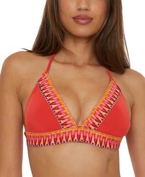 Women's Fiesta Halter V-Neck Bikini Top