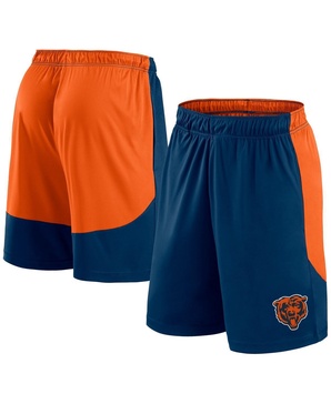 Men's Navy/Orange Chicago Bears Go Hard Shorts