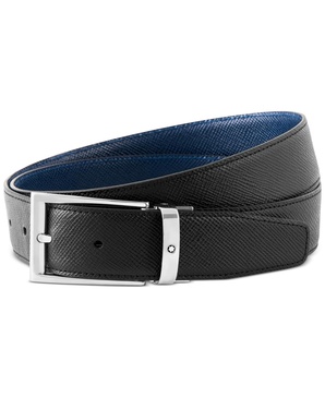 Men's Trapeze Buckle Reversible Leather Belt