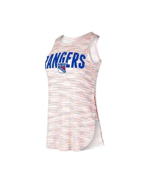 Women's New York Rangers Sunray Multicolor Tri-Blend Tank Top