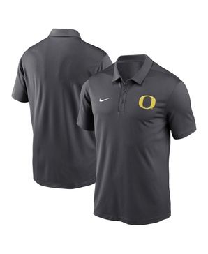 Nike Men's Anthracite Oregon Ducks Primetime Evergreen Franchise Performance Polo Shirt