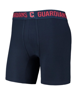 Men's Navy, Red Cleveland Guardians Two-Pack Flagship Boxer Briefs Set