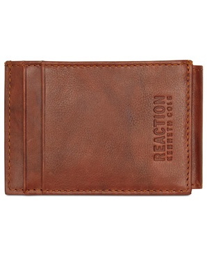 Men's Crunch Magnetic Front-Pocket Leather Wallet