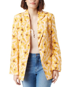 Women's Sire Printed Flare-Sleeve Blazer