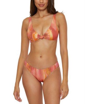 Women's Knot-Front Bikini Top & Hipster Bottoms