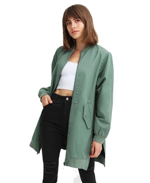 Women's Chasing You Long Bomber Jacket