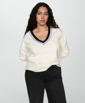 Women's Striped Detail Sweater