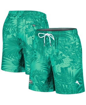 Men's Green New York Jets Santiago Palms Board Shorts