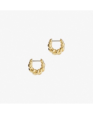 Twisted Hoop Earrings - Paris Mini