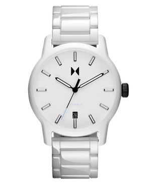 Men's Classic II White Ceramic Bracelet Watch ,44mm