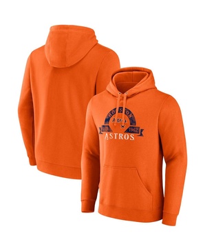 Men's Orange Houston Astros Utility Pullover Hoodie